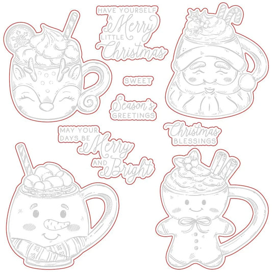 Sweet Season Mugs - Honey Cuts - Coordinating Dies - Honey Bee Stamps