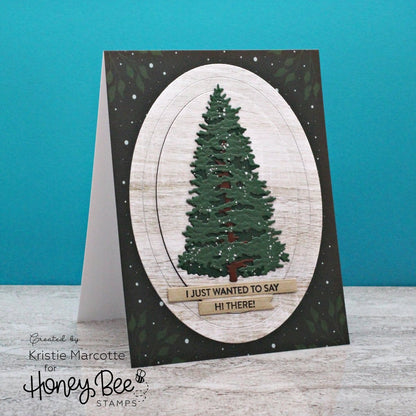 Sweet Stacks: Oval - Honey Cuts - Stand - Alone Dies - Honey Bee Stamps