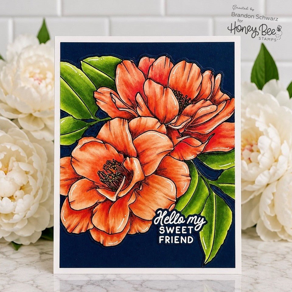 Sweetest Bunch - 4x6 Photopolymer Stamp Set - Honey Bee Stamps