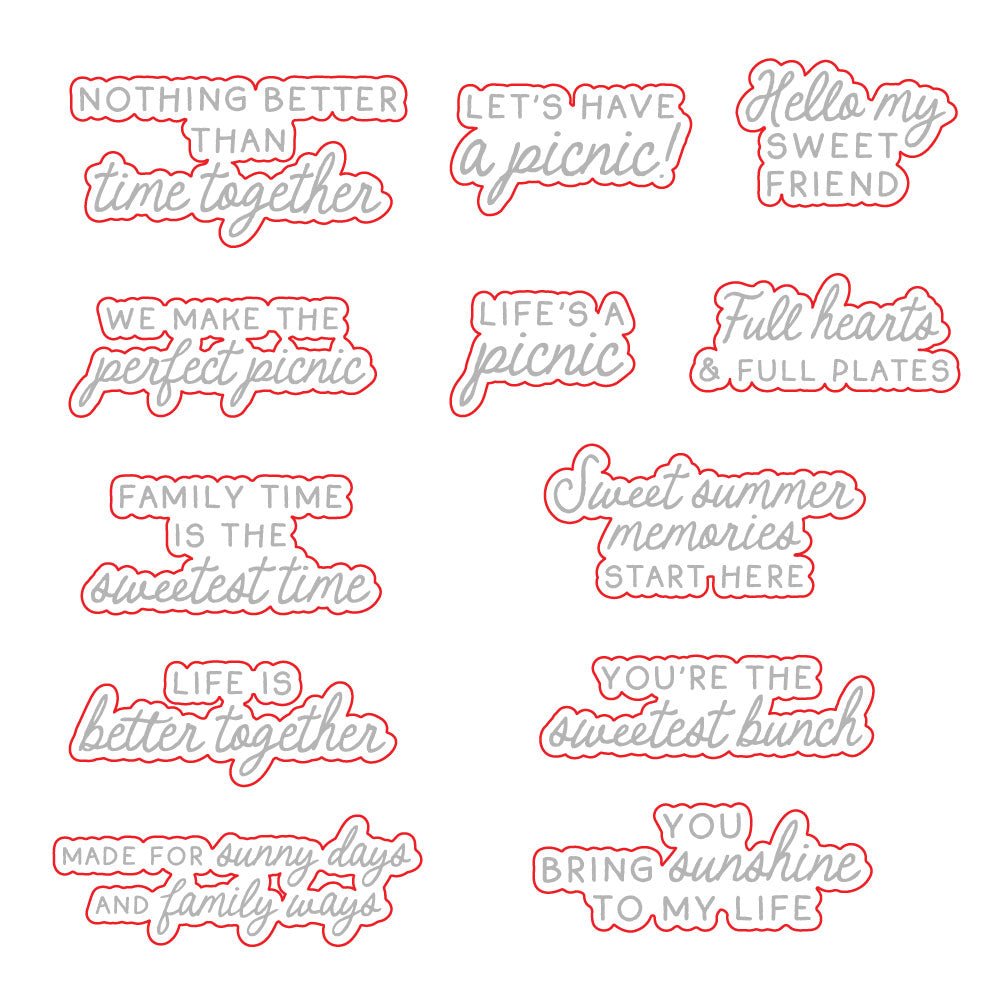 Sweetest Bunch - Honey Cuts Coordinating Dies - Honey Bee Stamps