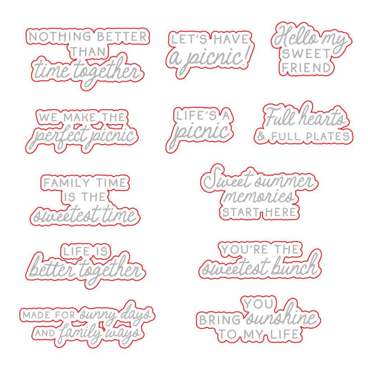 Sweetest Bunch - Honey Cuts Coordinating Dies - Honey Bee Stamps