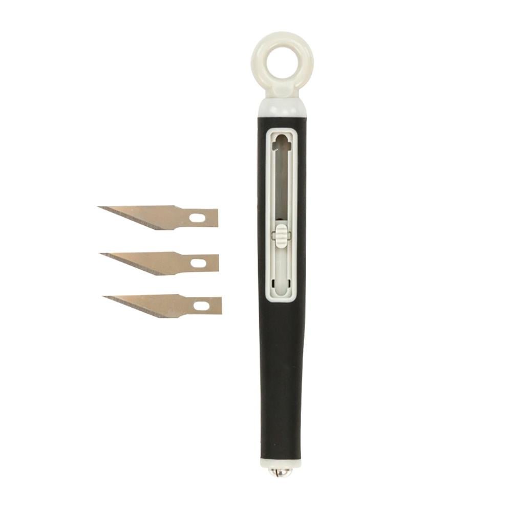 Tim Holtz Retractable Craft Knife with Cushion Grip, Includes 3 Blades - Honey Bee Stamps