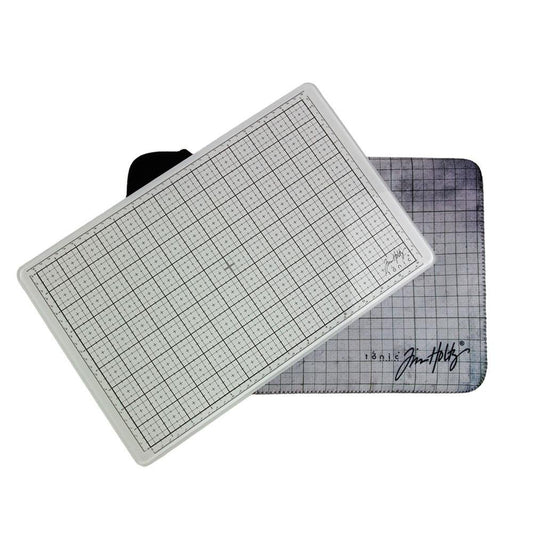 Tim Holtz Travel Glass Studio Mat and Case - Honey Bee Stamps