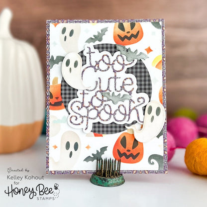 Too Cute To Spook - Honey Cuts - Stand - Alone Dies - Honey Bee Stamps