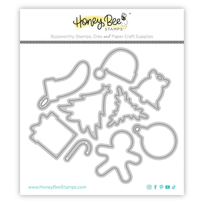 Very Merry - Honey Cuts - Coordinating Dies - Honey Bee Stamps