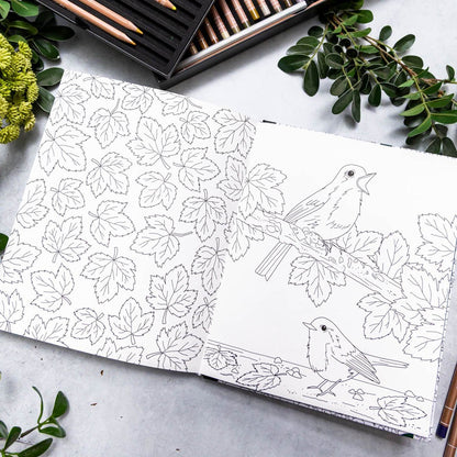 Vibrant Wilds - Adult Floral Coloring Book by Sarah Renae Clark - Honey Bee Stamps