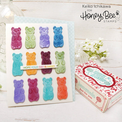 Vintage Gift Card Box Add - On - Fall Treats 6x8 Photopolymer Stamp Set - Retiring - Honey Bee Stamps