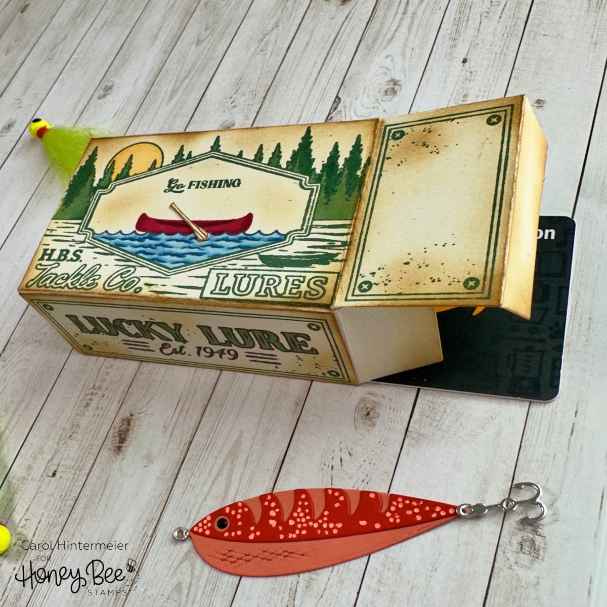 Vintage Gift Card Box - Honey Cuts - Stand - Alone Dies - Retiring - Honey Bee Stamps