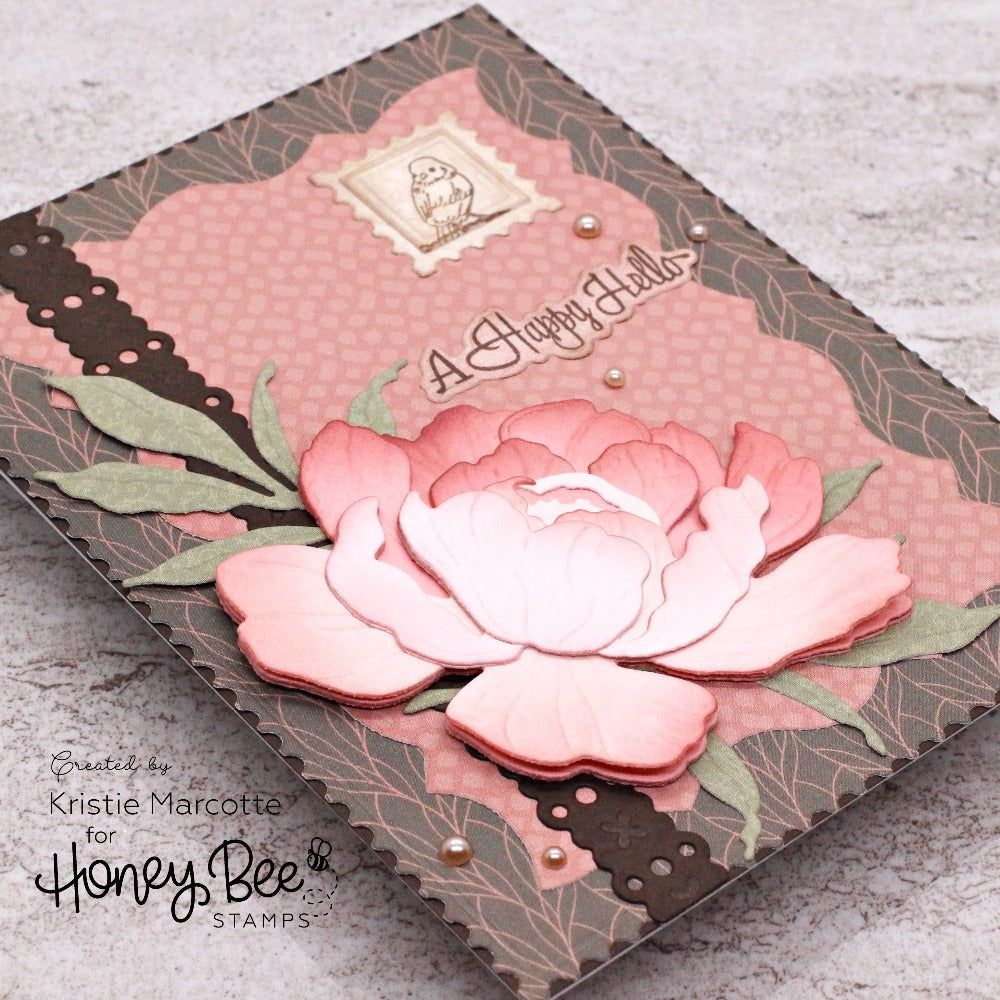 Vintage Love Paper Pad 6x8.5 - 24 Double - Sided Sheets - Honey Bee Stamps