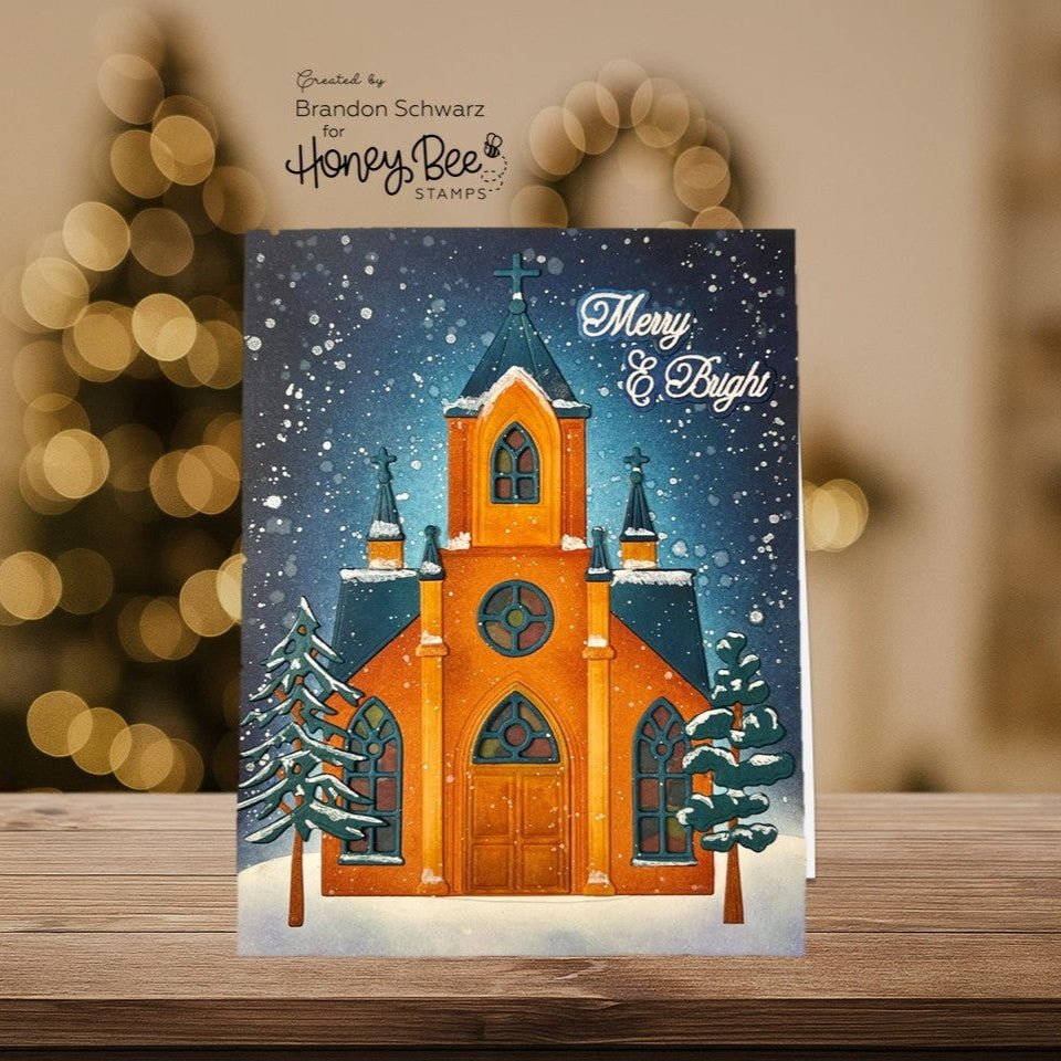 Warm Holiday Wishes - 4"x 4" Stamp Set - Honey Bee Stamps