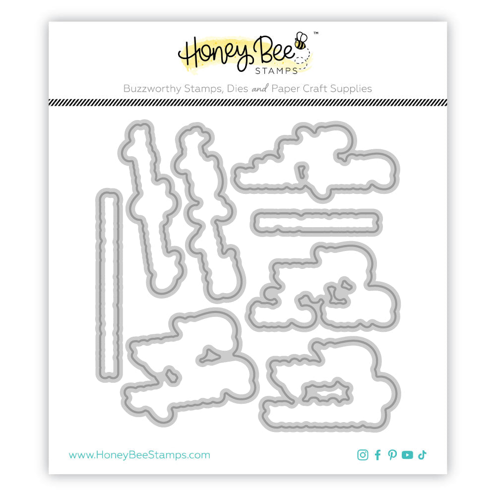 Warm Holiday Wishes - Honey Cuts - Coordinating Dies - Honey Bee Stamps