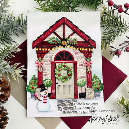 Welcome Home - 4x4 Photopolymer Stamp Set - Honey Bee Stamps