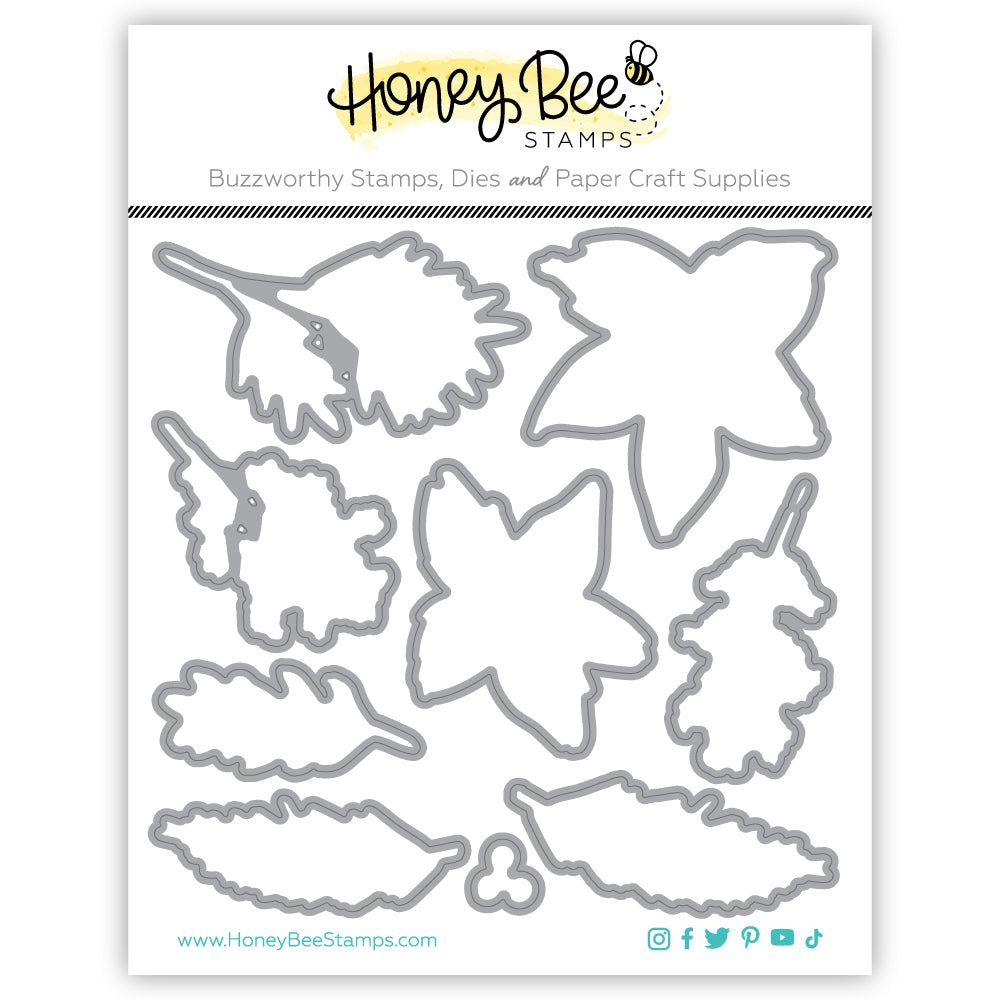 Winter Watercolor - Honey Cuts - Coordinating Dies - Retiring - Honey Bee Stamps
