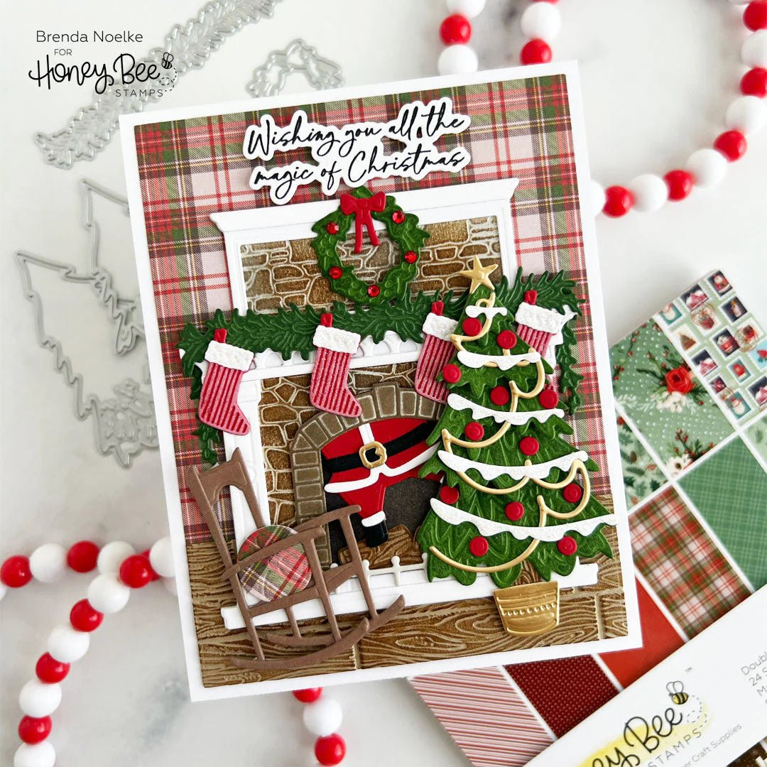 Wonder Of Christmas - 4x4 Photopolymer Stamp Set - Honey Bee Stamps