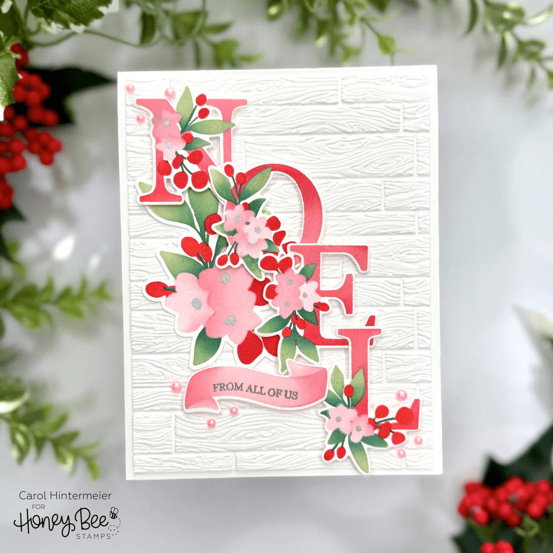 Wood Planks - 3D Embossing Folder - Honey Bee Stamps