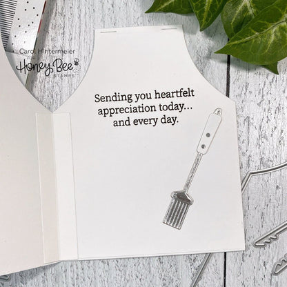Apron: BBQ Add - On - Honey Cuts - Stand - Alone Dies - Honey Bee Stamps