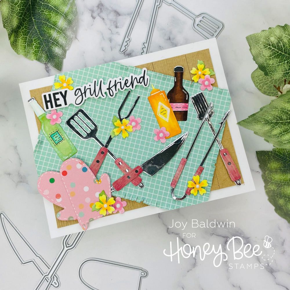 Apron: BBQ Add - On - Honey Cuts - Stand - Alone Dies - Honey Bee Stamps