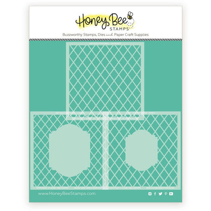 Art Deco Patterns - Set of 3 - 6x6" Stencils - Retiring - Honey Bee Stamps