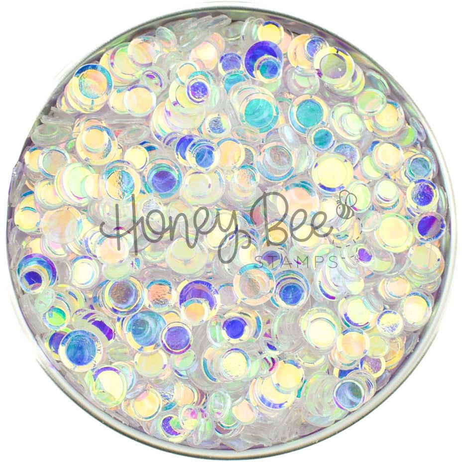 Aurora Lights - Clear Iridescent Confetti Mix - Honey Bee Stamps