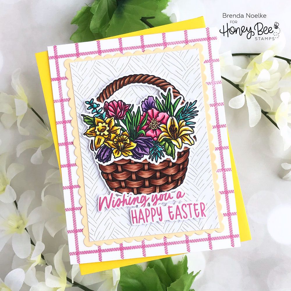 Basketweave Slimline Cover Plate - Honey Cuts - Stand - Alone Dies - Retiring! - Honey Bee Stamps