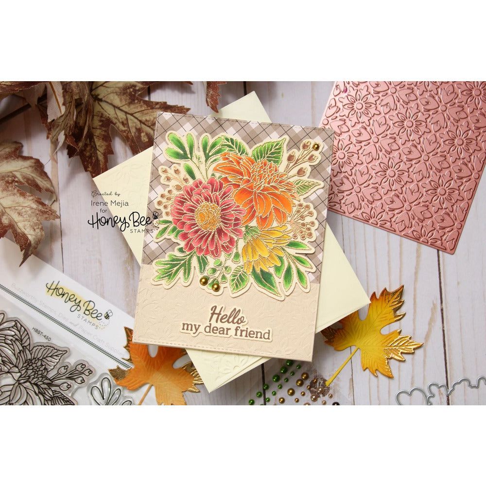 Beautiful Blooms - Honey Cuts - Coordinating Dies - Honey Bee Stamps