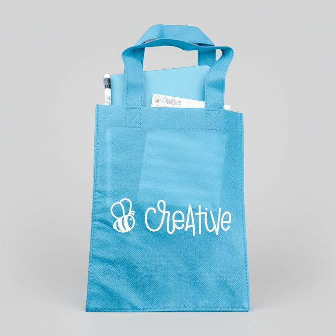 Bee Creative - 8"x10" Teal Bag - Honey Bee Stamps