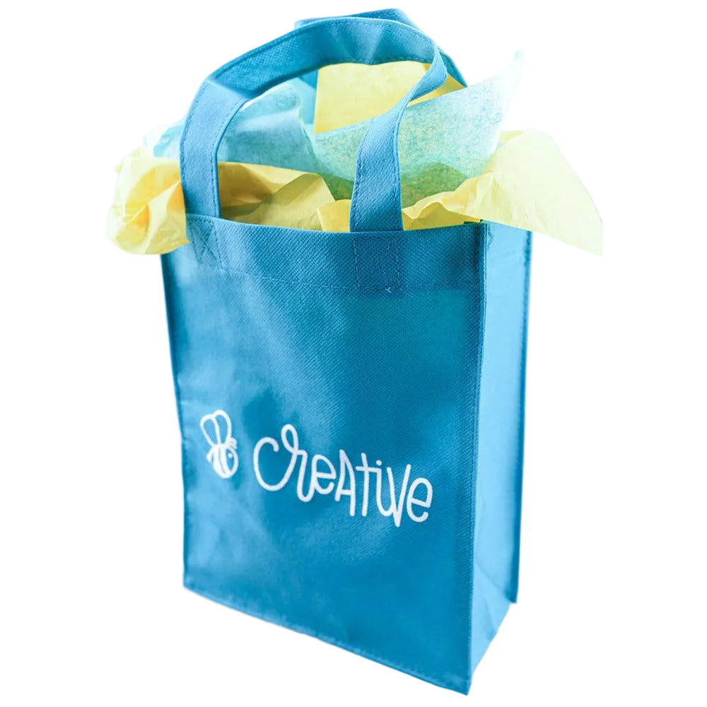 Bee Creative - 8"x10" Teal Bag - Honey Bee Stamps