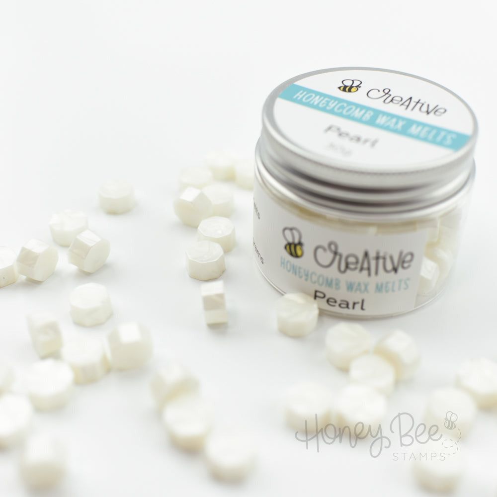 Bee Creative Honeycomb Wax Melts - Pearl - Honey Bee Stamps