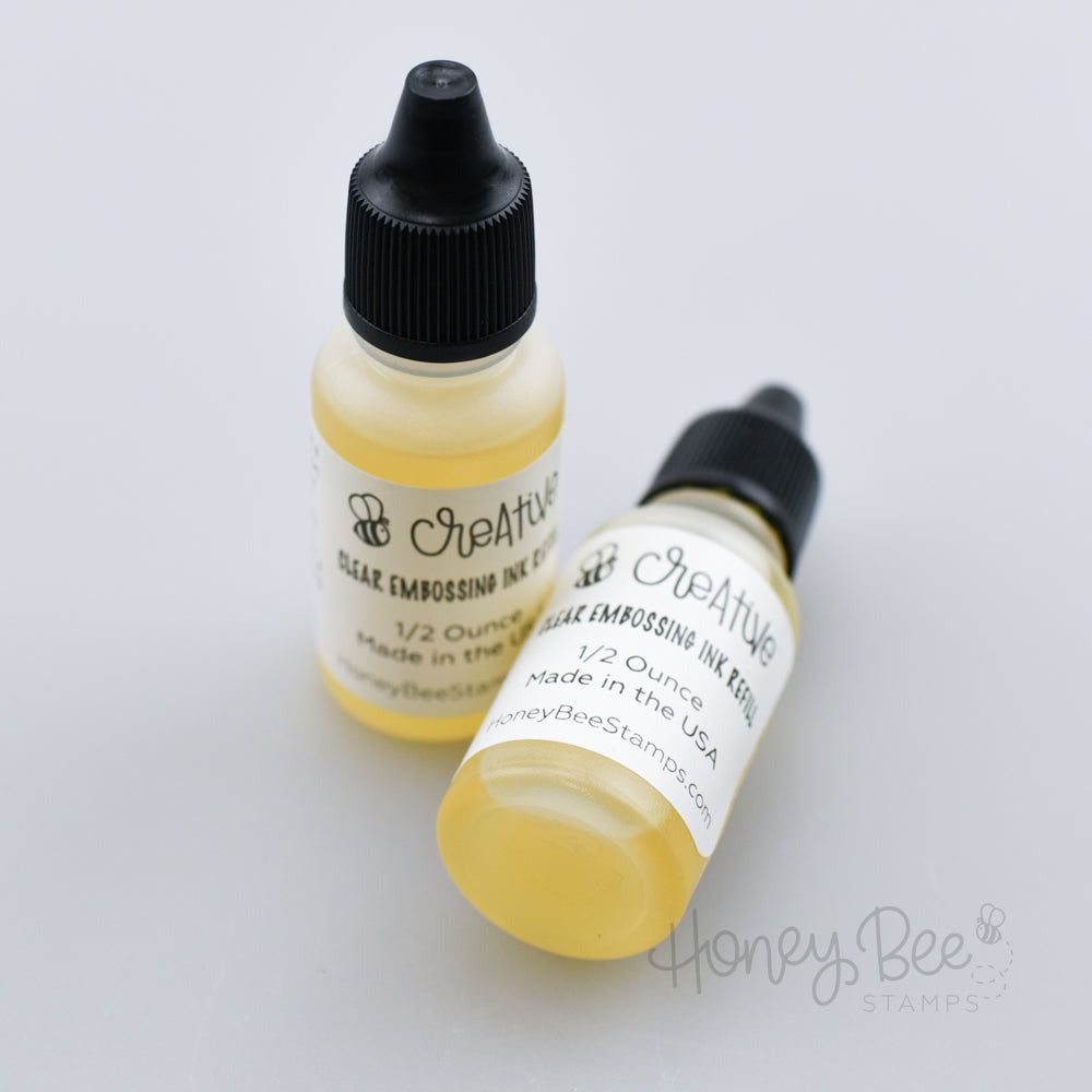 Bee Creative Ink Refill - Clear Embossing Ink - Honey Bee Stamps