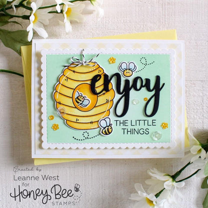 Bee Hive - 3x4 Photopolymer Stamp Set - Honey Bee Stamps