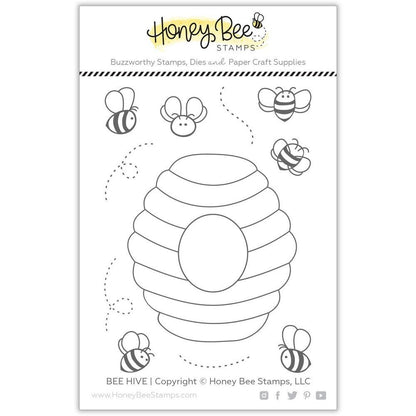 Bee Hive - 3x4 Photopolymer Stamp Set - Honey Bee Stamps