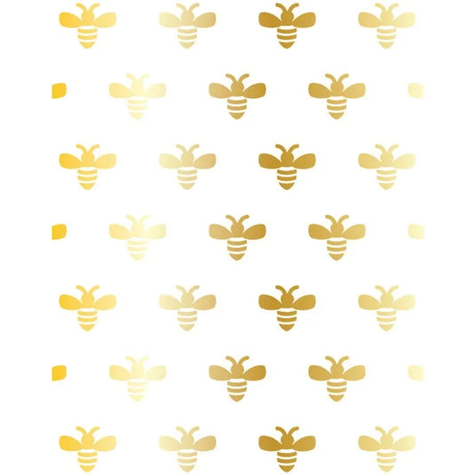 Bees A2 - Hot Foil and Letter Press Plate - Retiring - Honey Bee Stamps