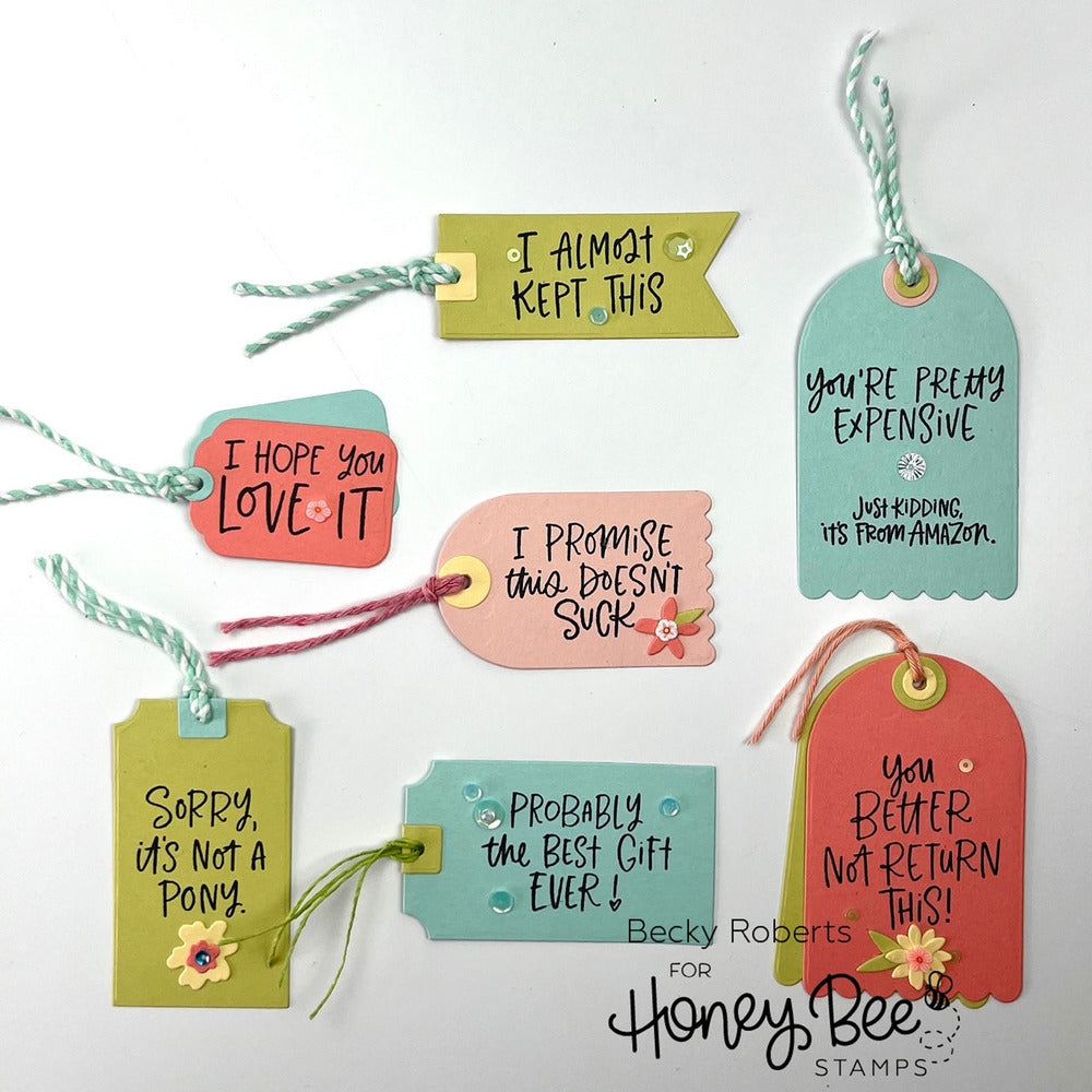 Best Gift Ever - 6x6 Photopolymer Stamp Set - Honey Bee Stamps