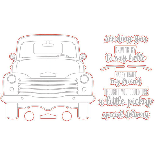 Big Pickup Cab - Honey Cuts - Coordinating Dies - Honey Bee Stamps