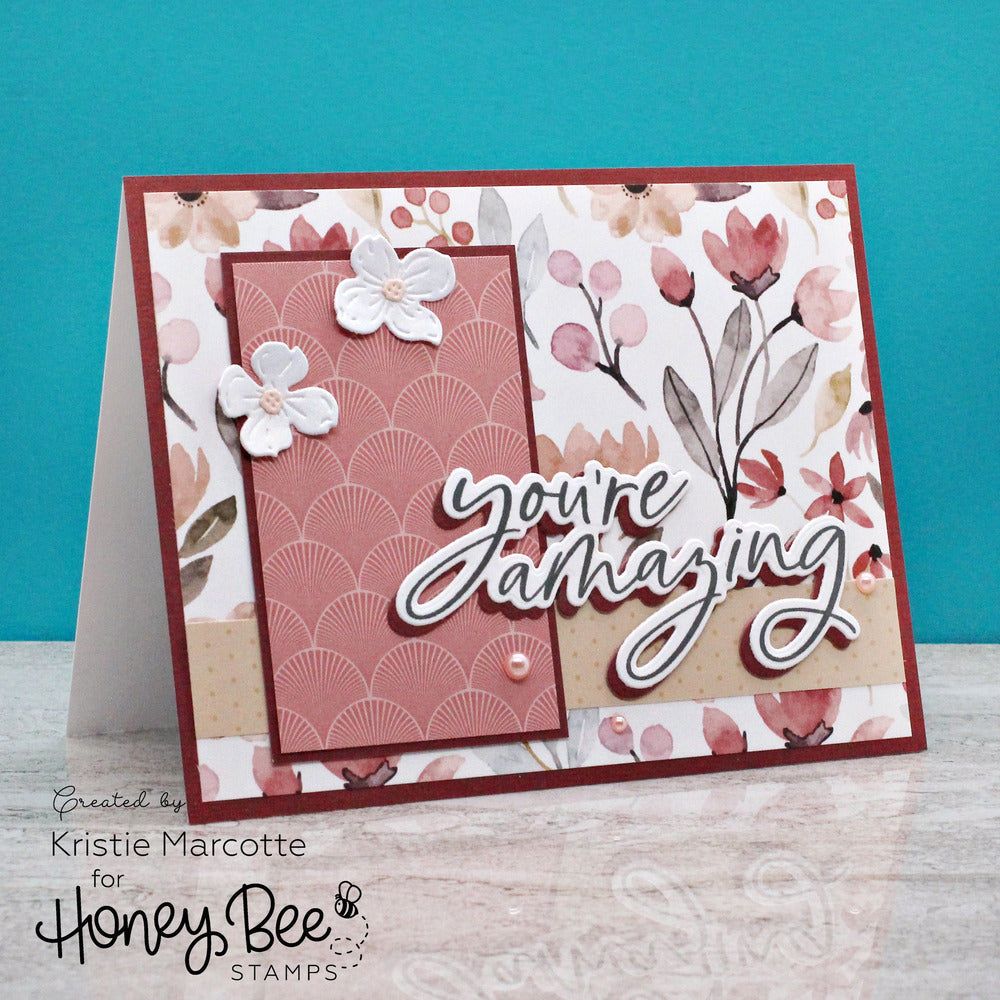 Big Time Kindness - 6x8 Photopolymer Stamp Set - Honey Bee Stamps