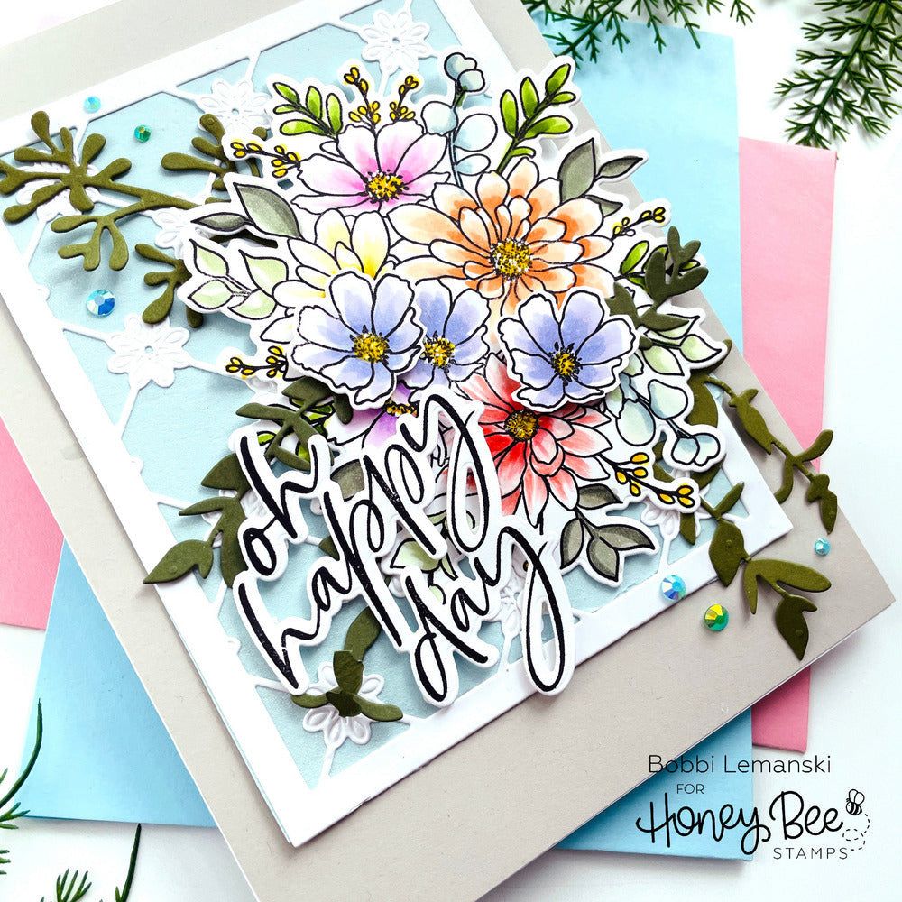 Big Time Kindness - 6x8 Photopolymer Stamp Set - Honey Bee Stamps