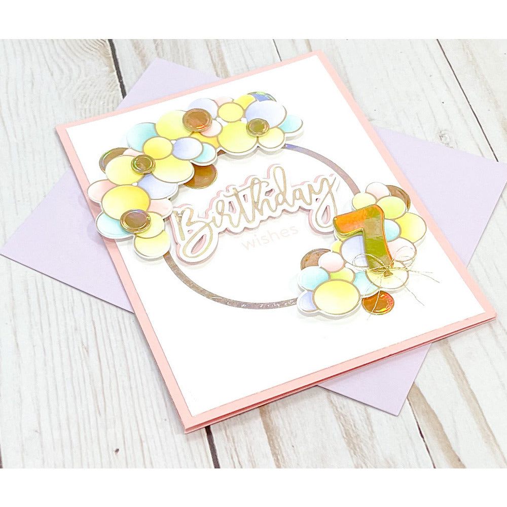 Birthday Wishes - 4x6 Photopolymer Stamp Set - Honey Bee Stamps
