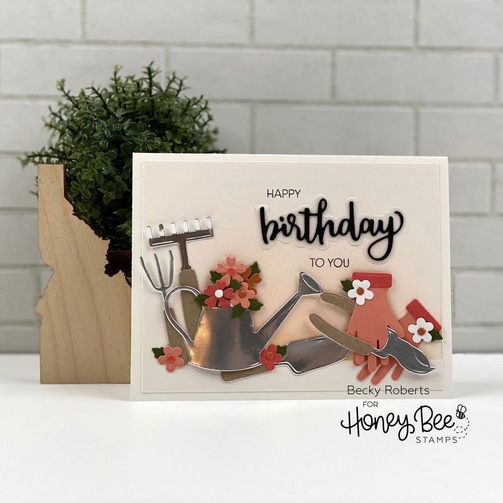 Bitty Buzzwords - Honey Cuts - Stand - Alone Dies - Honey Bee Stamps