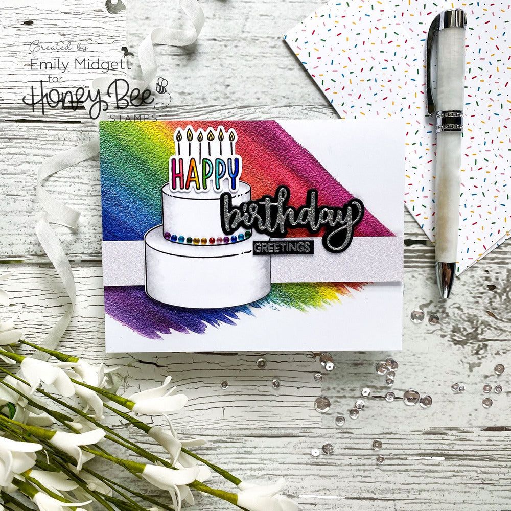 Bitty Buzzwords - Honey Cuts - Stand - Alone Dies - Honey Bee Stamps