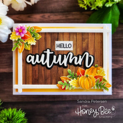 Bitty Buzzwords: Seasons - Honey Cuts - Stand - Alone Dies - Honey Bee Stamps