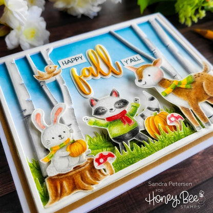 Bitty Buzzwords: Seasons - Honey Cuts - Stand - Alone Dies - Honey Bee Stamps