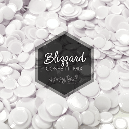 Blizzard White - Confetti Mix - Honey Bee Stamps