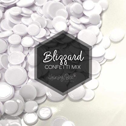 Blizzard White - Confetti Mix - Honey Bee Stamps