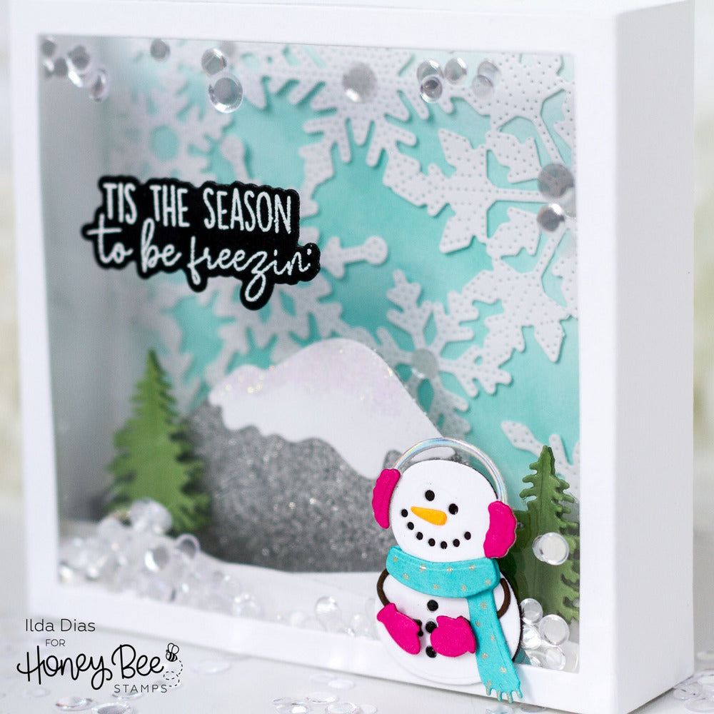 Build A Snowman - Honey Cuts - Stand - Alone Dies - Honey Bee Stamps