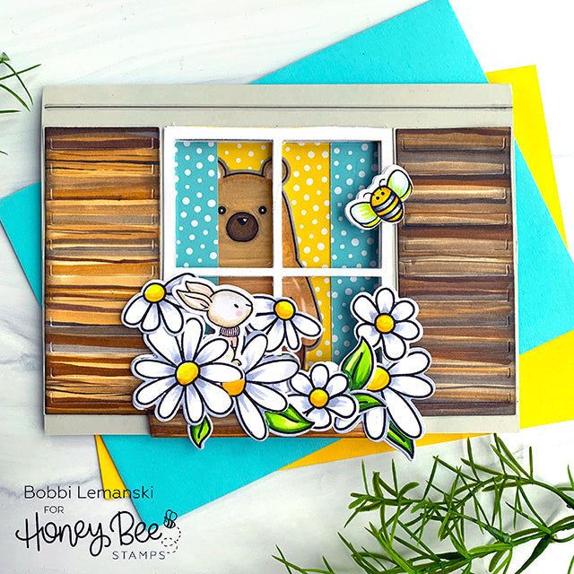 Busy Bees - 4x6 Photopolymer Stamp Set - Honey Bee Stamps
