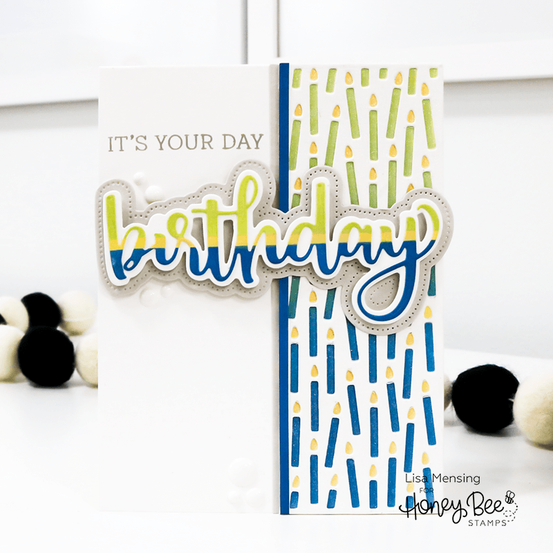 Candle Cover Plate - Honey Cuts - Stand - Alone Dies - Honey Bee Stamps