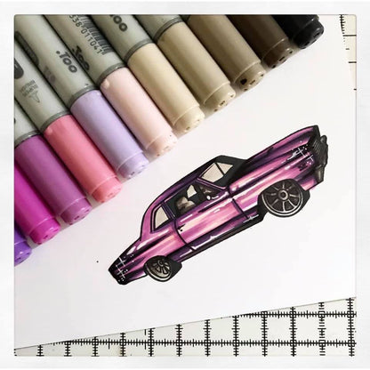 Car Show - 4x8 Photopolymer Stamp Set - Honey Bee Stamps
