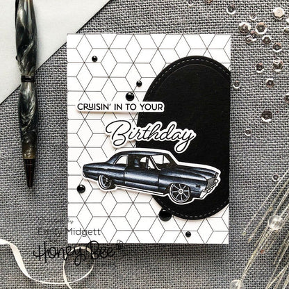 Car Show - 4x8 Photopolymer Stamp Set - Honey Bee Stamps