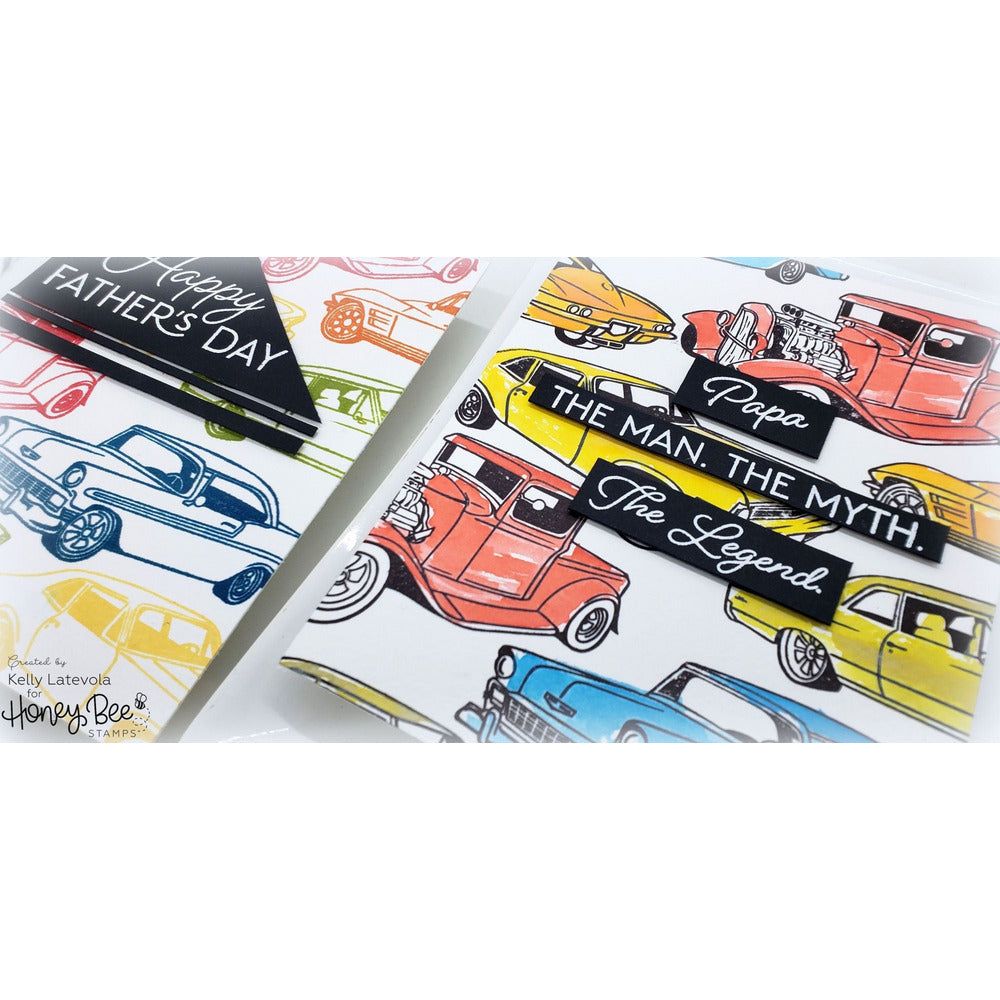 Car Show - Honey Cuts - Coordinating Dies - Honey Bee Stamps