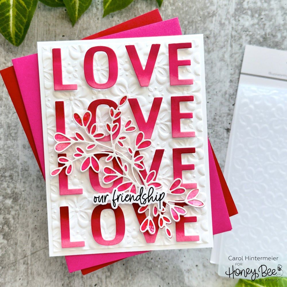 Clover Petals - 3D Embossing Folder - Honey Bee Stamps